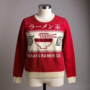 NEW Naruto Ichiraku Ramen Knit Sweater – Official Anime Merch – M